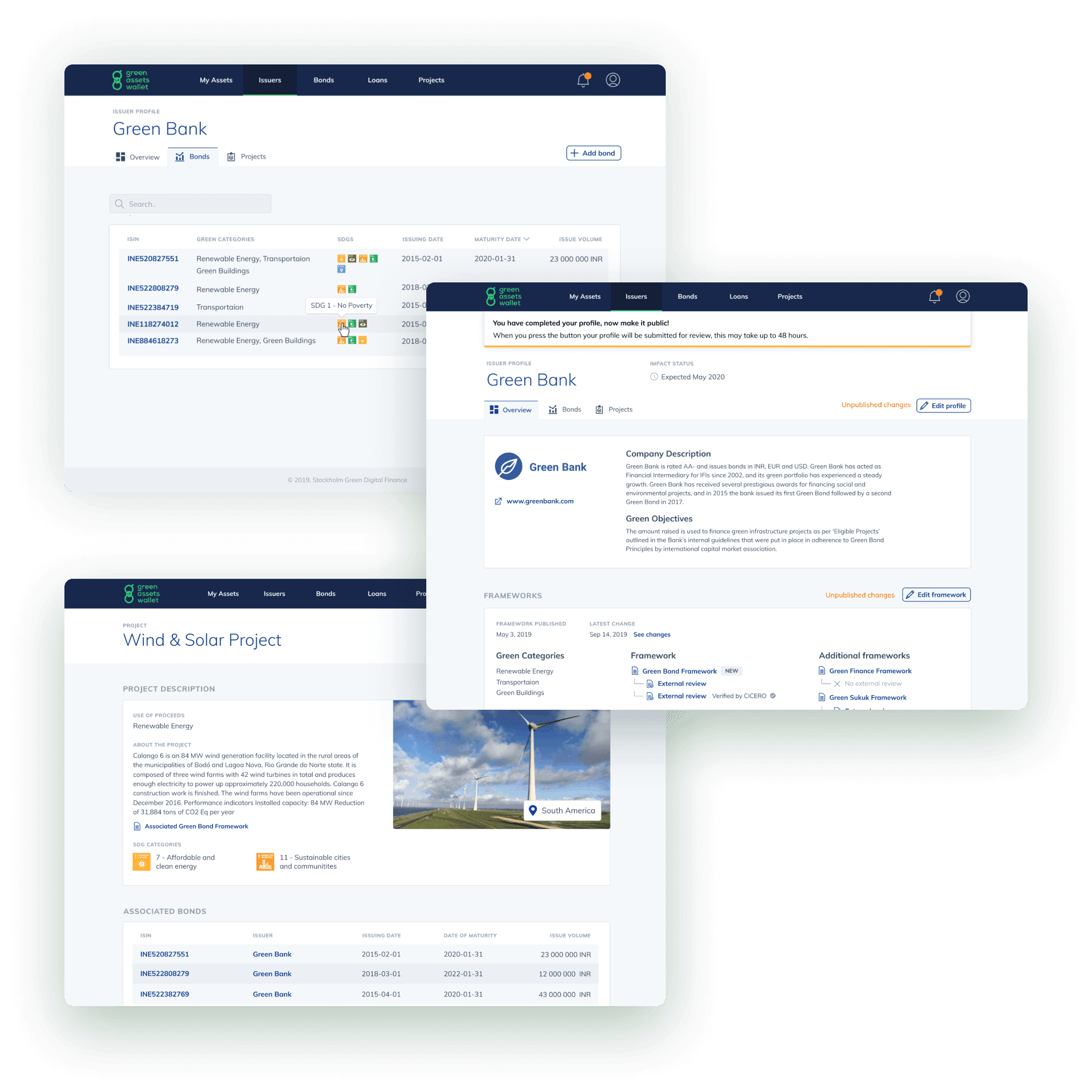 Green Asset Wallet product
