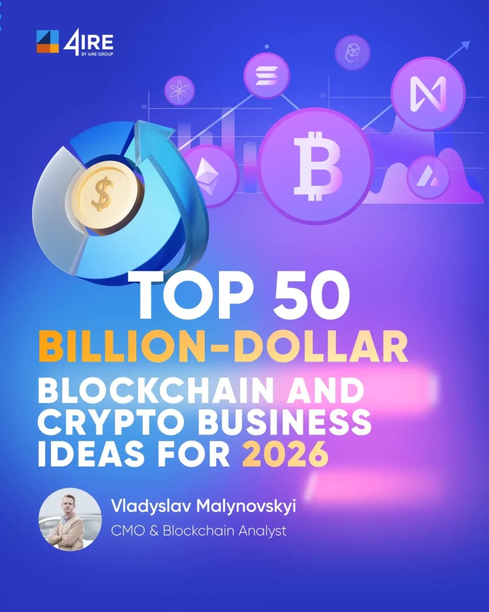 Top 50 Billion-Dollar Blockchain & Crypto Business Ideas for 2026: Trends, Fundraising Insights, Launch Guides