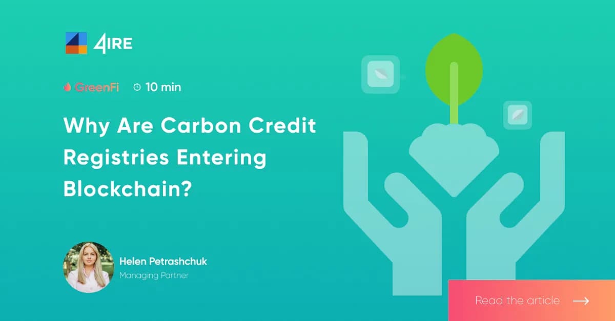 Why Are Carbon Credit Registries Entering Blockchain?