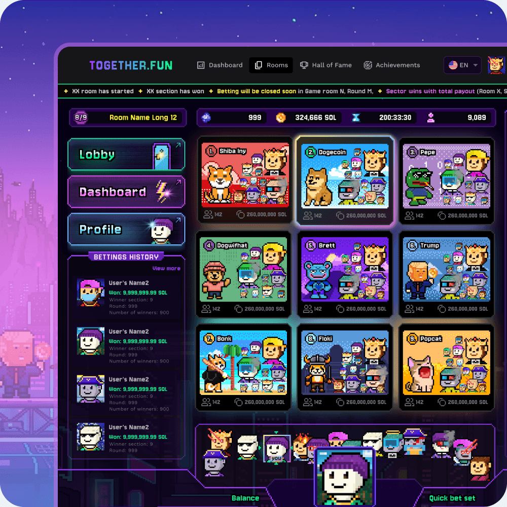 Together.fun game interface