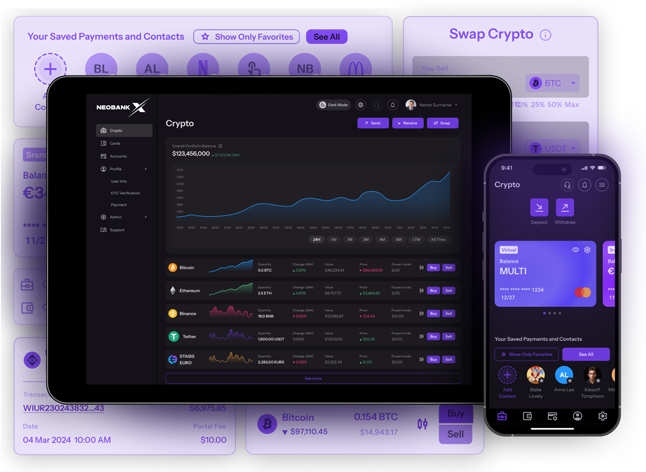 NeobankX by 4IRE is an all-in-one crypto-fiat platform offering modular software to launch branded digital wallets quickly, bypassing years of development for fast, flexible deployment.